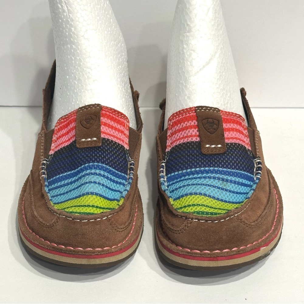 Ariat Women's Size 6.5 Cruiser Palm Serape Shoes Loafers Suede Slip Ons Rainbow - Picture 3 of 12